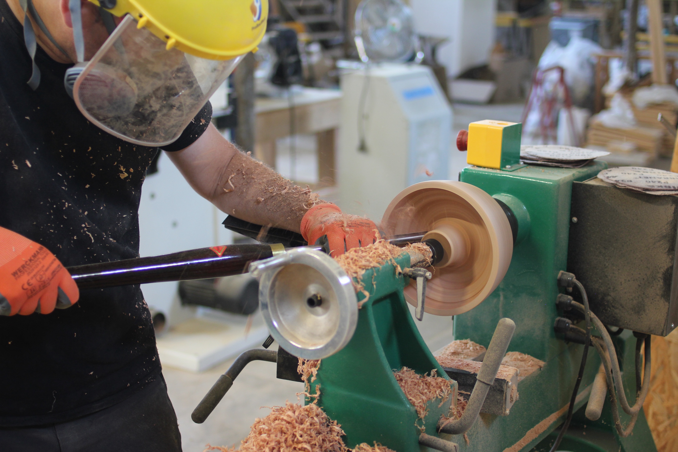 Atelier de tournage sur bois